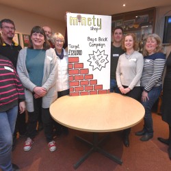 Minety Shop team at launch of Buy A Brick Minety Shop team at launch of Buy A Brick